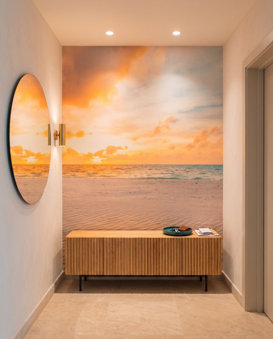 Sand at Sunset in an interior