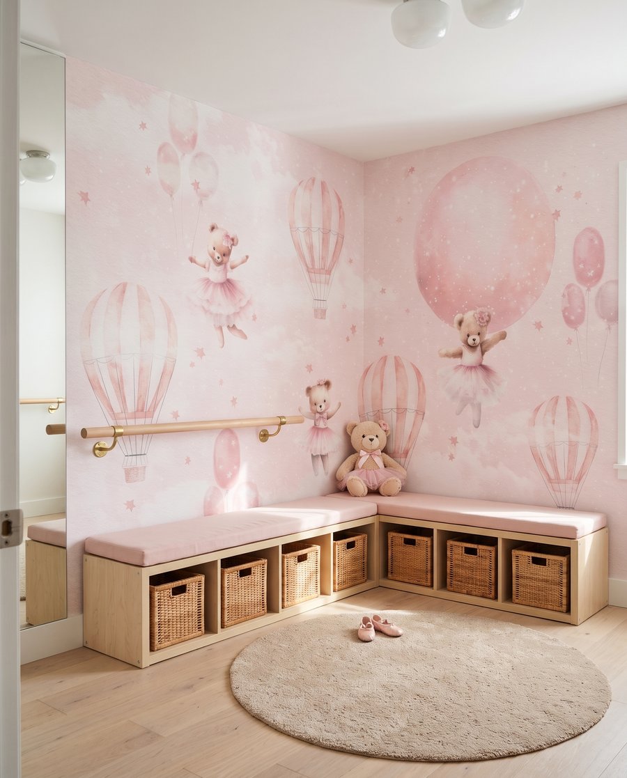 Small animals with balloons — interior 1