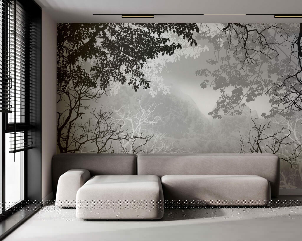 Branches frame grey mist — interior 2