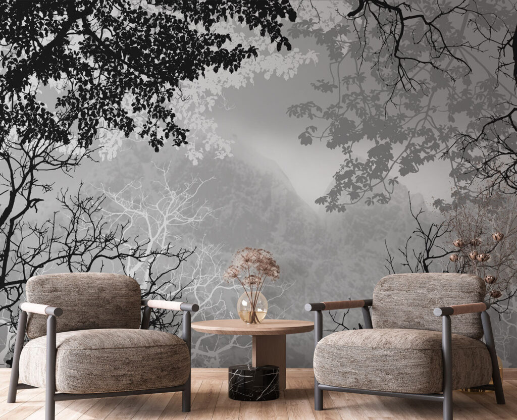 Branches frame grey mist — interior 3
