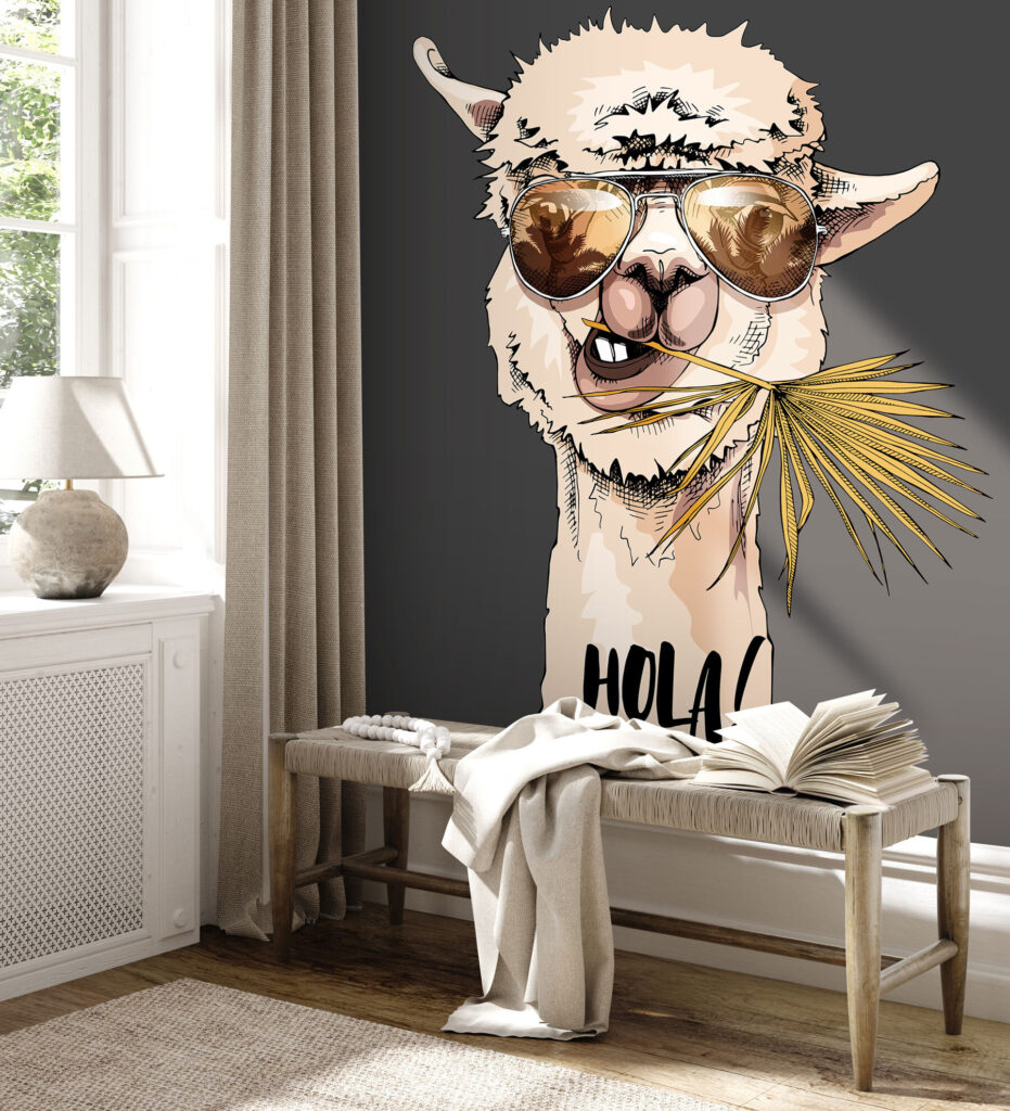 Llama in Shades — interior 3