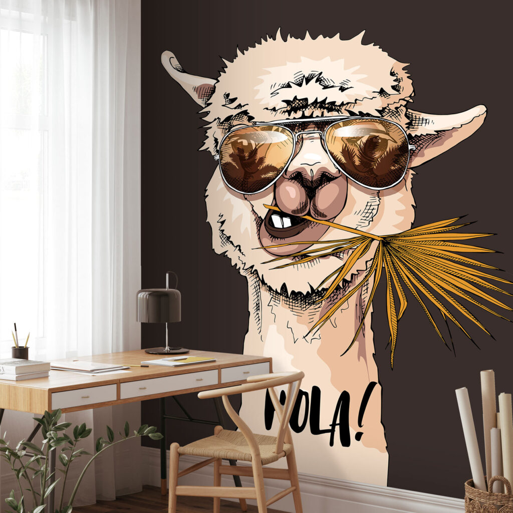 Llama in Shades — interior 1