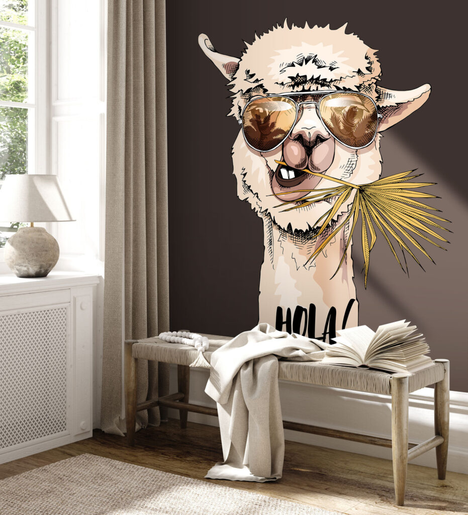 Llama in Shades — interior 3