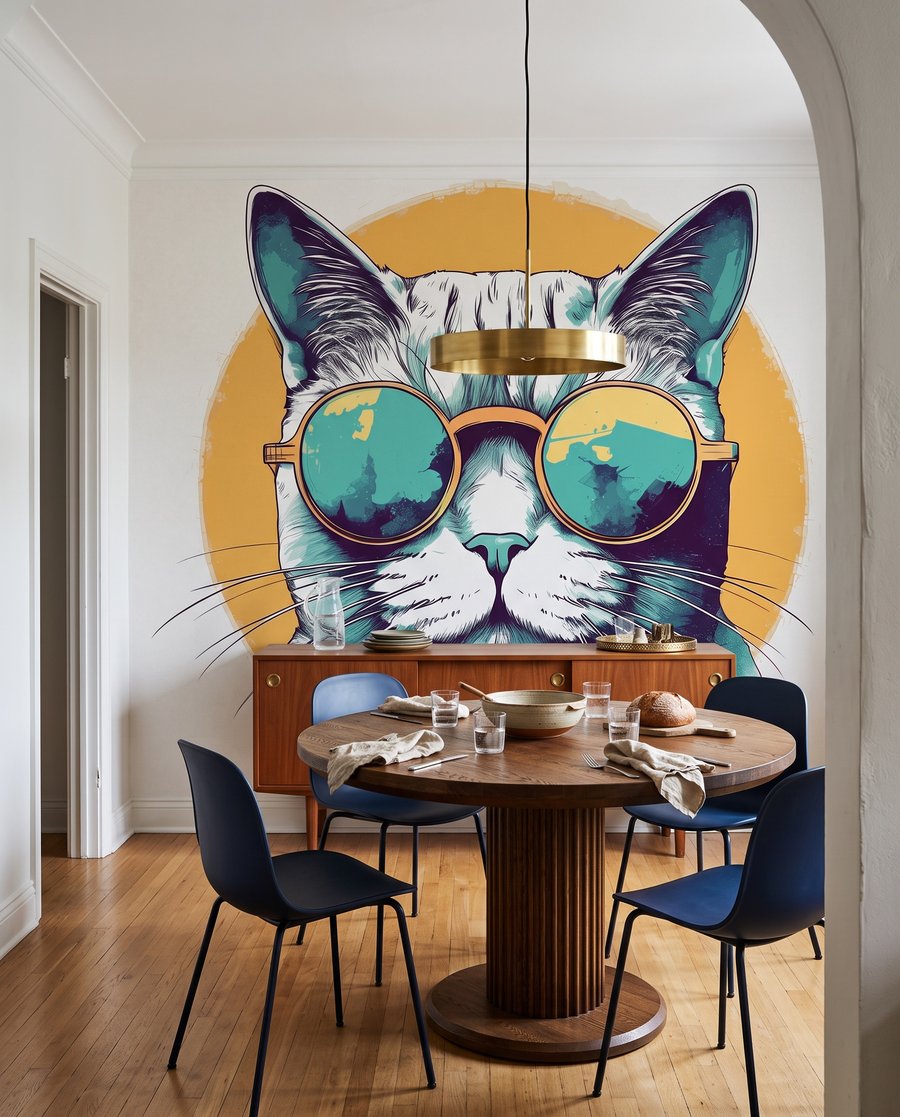 Cool Cat in an interior