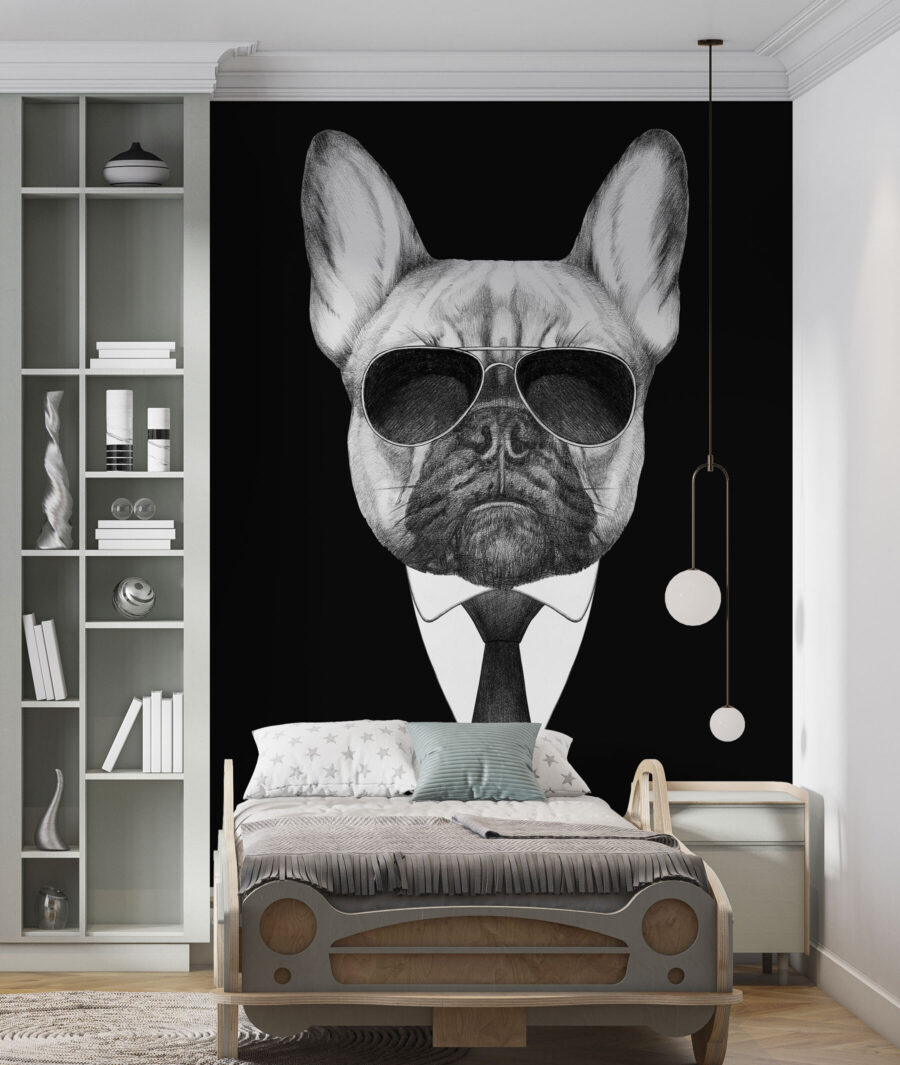 Dog in a suit — interior 2