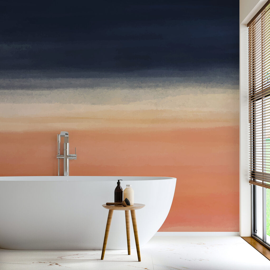 Paint bands at dusk — interior 4