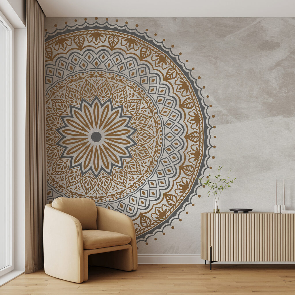 Mandala on Plaster — interior 3