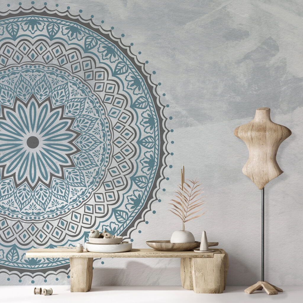 Mandala on Plaster — interior 1