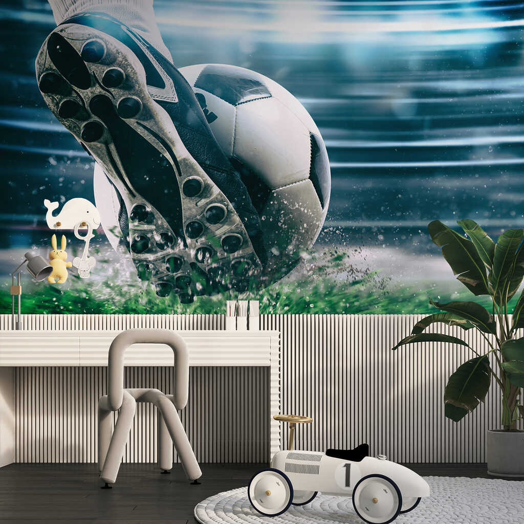 Football boot and ball — interior 2