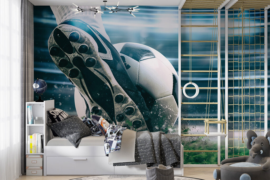 Football boot and ball — interior 3