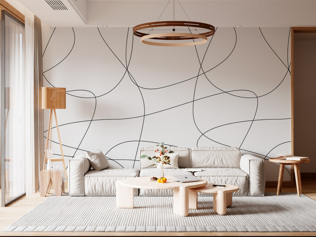 Lines at Play in an interior