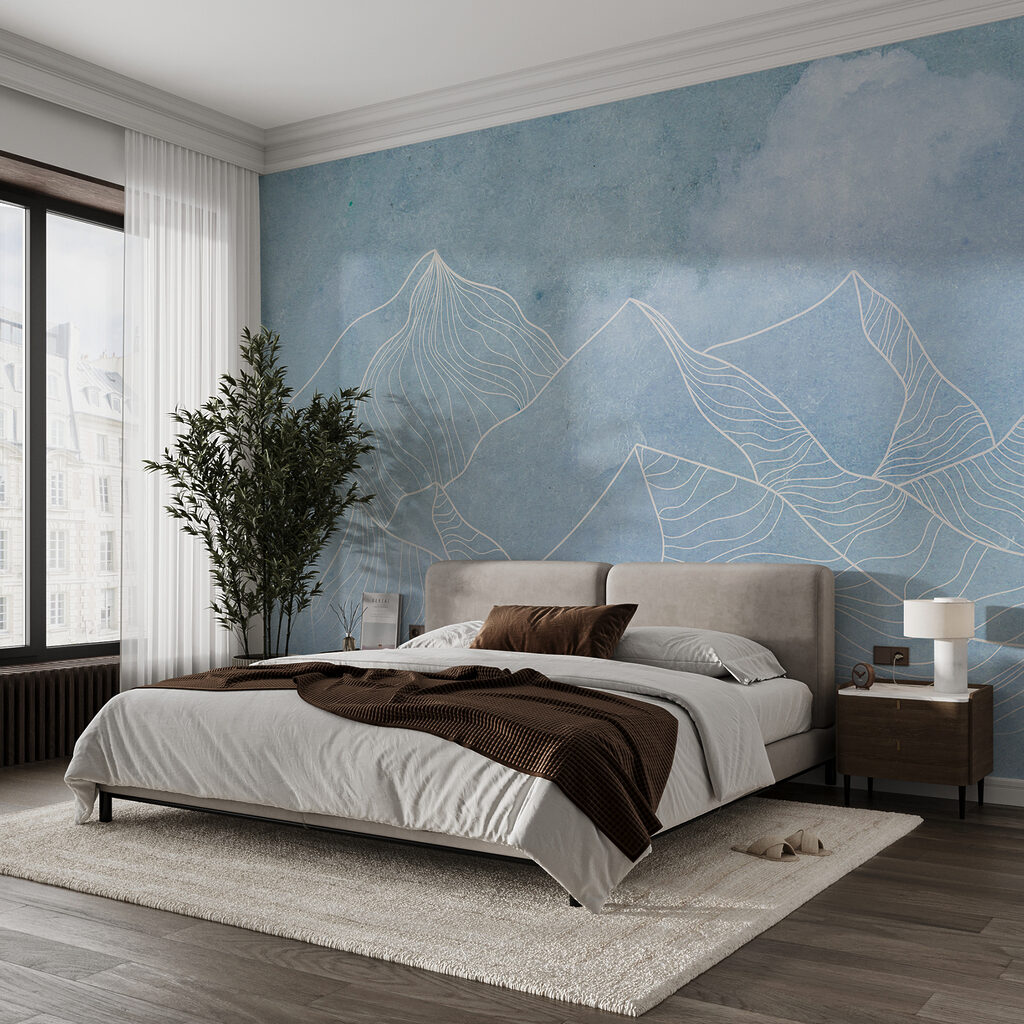 Peaks in Fine Lines in an interior