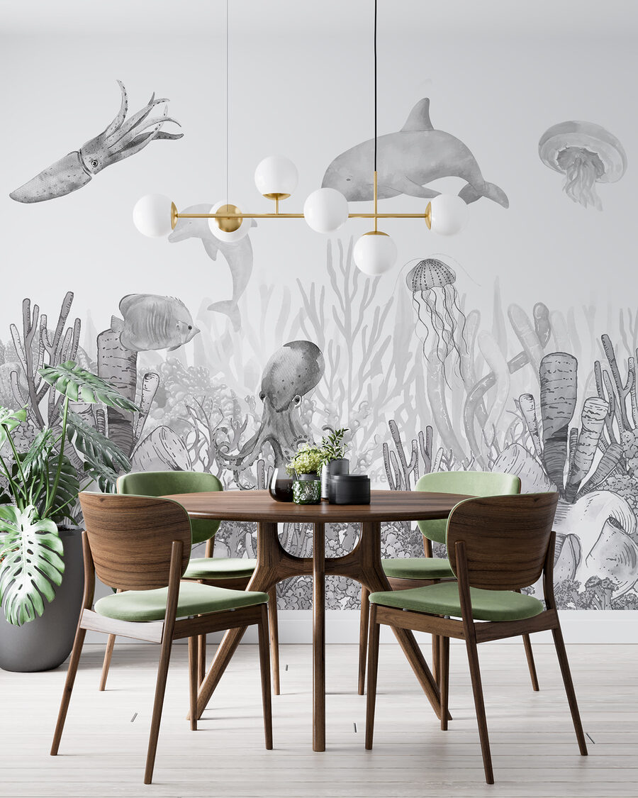 Life Beneath the Waves in an interior