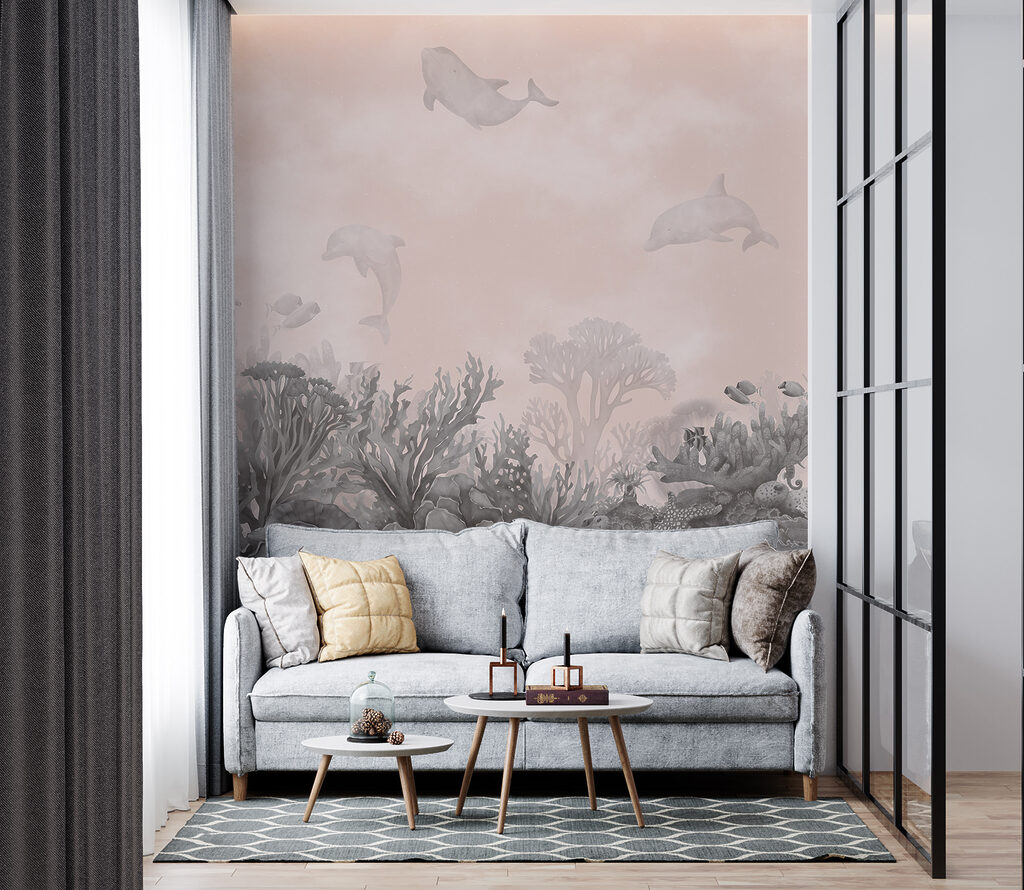 Dolphins Above the Reef — interior 2