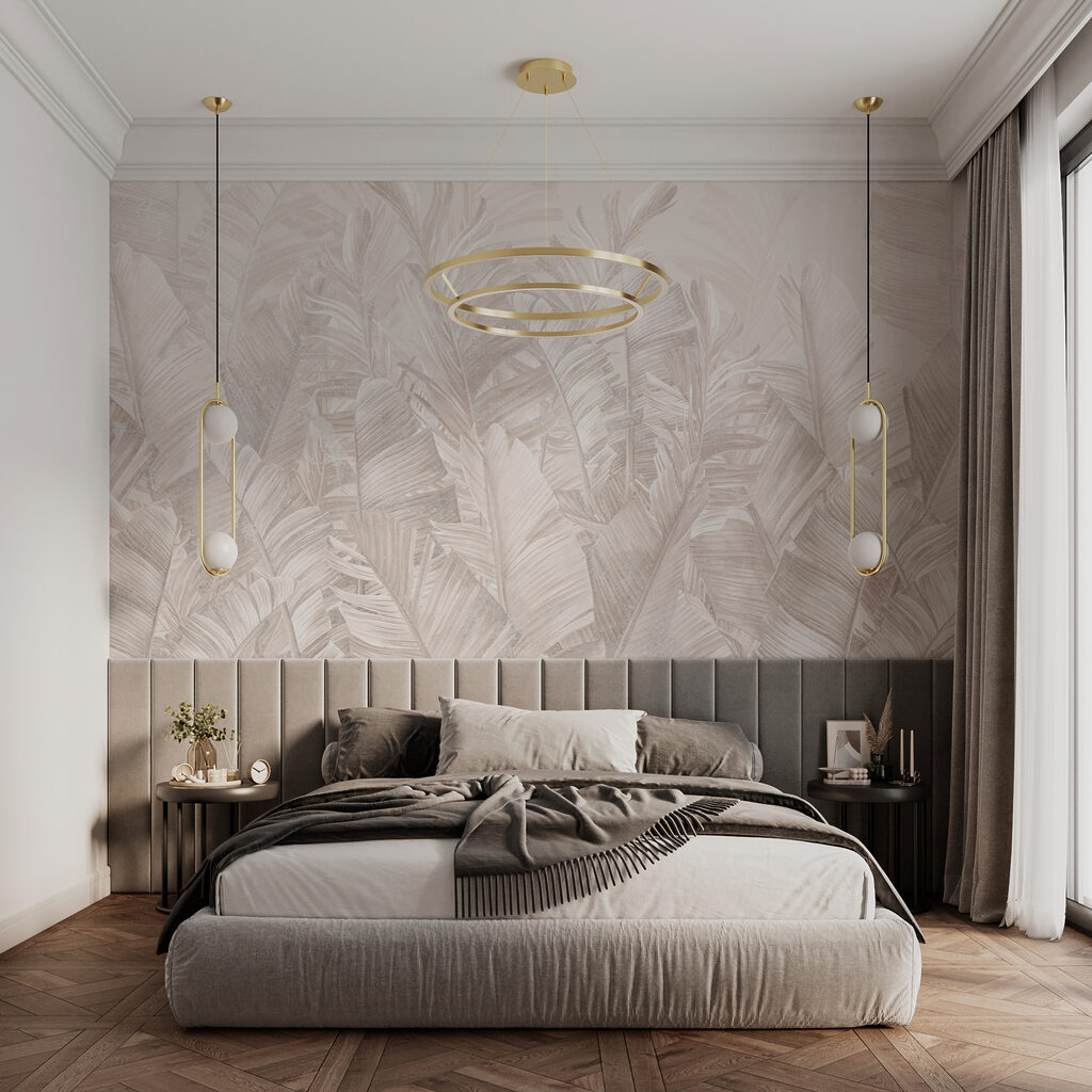 Gentle Palms in an interior