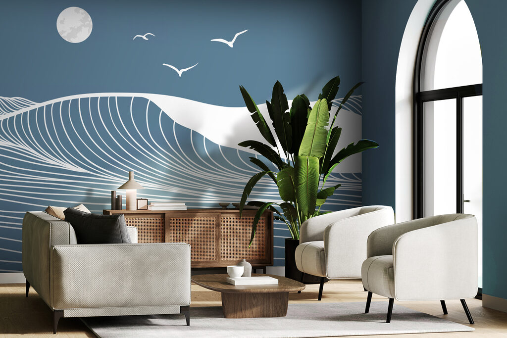 Waves in Fine Lines — interior 2