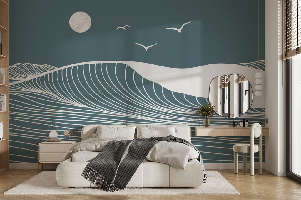 Waves in Fine Lines — interior 2