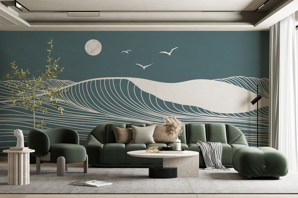 Waves in Fine Lines — interior 1