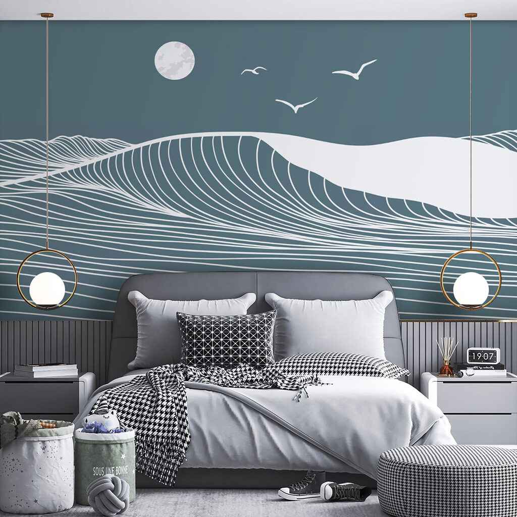 Waves in Fine Lines — interior 3