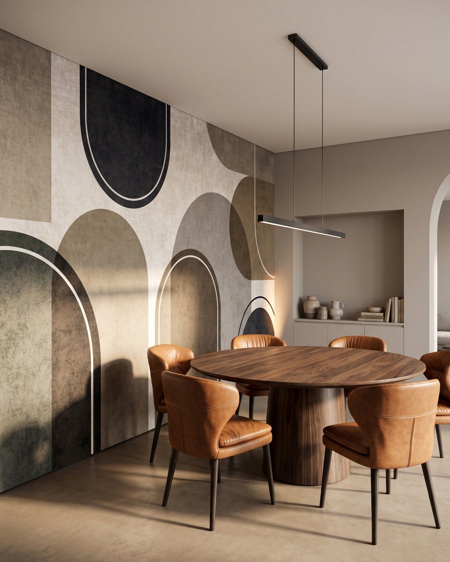 Rounded arches, fine outlines — interior 5