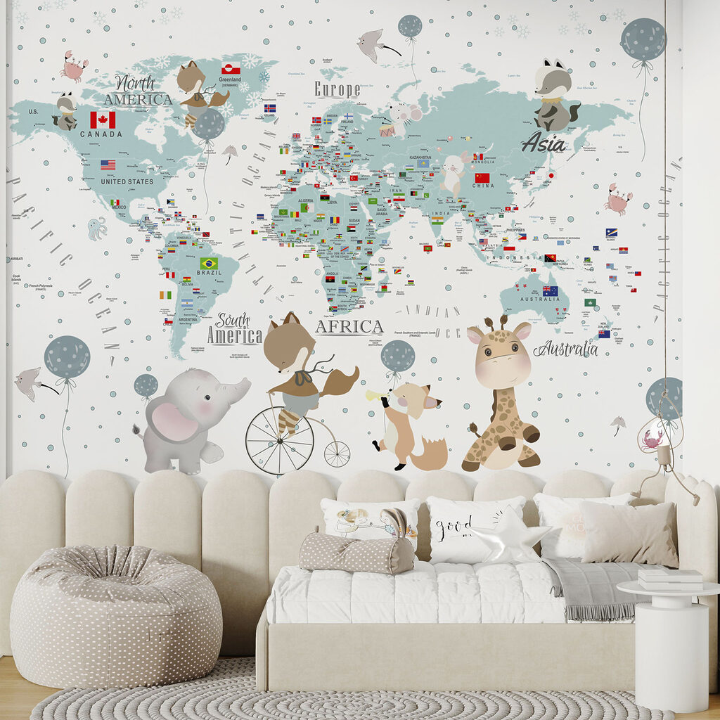Around Our World in an interior