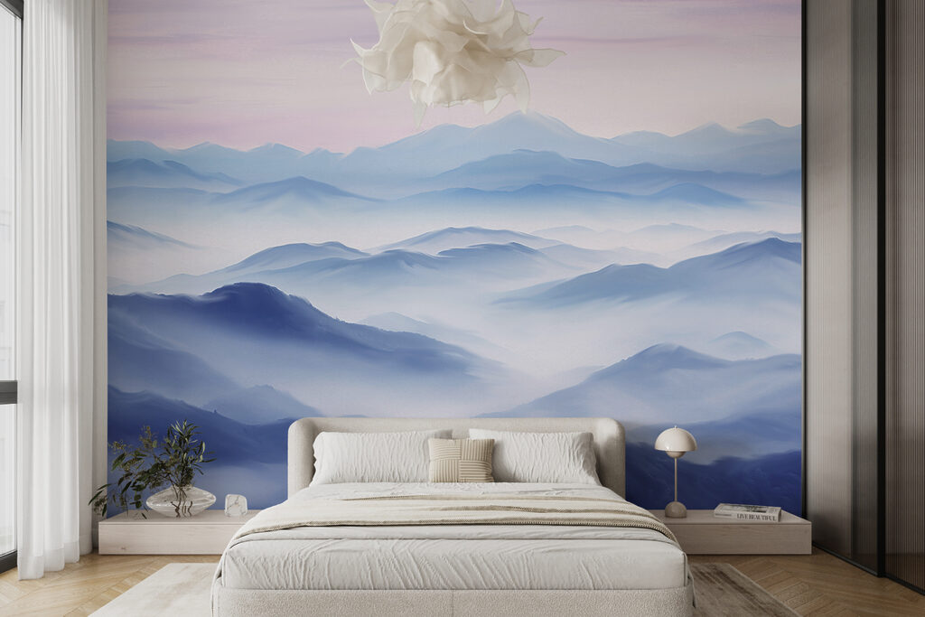 Mountain Clouds at Dawn in an interior