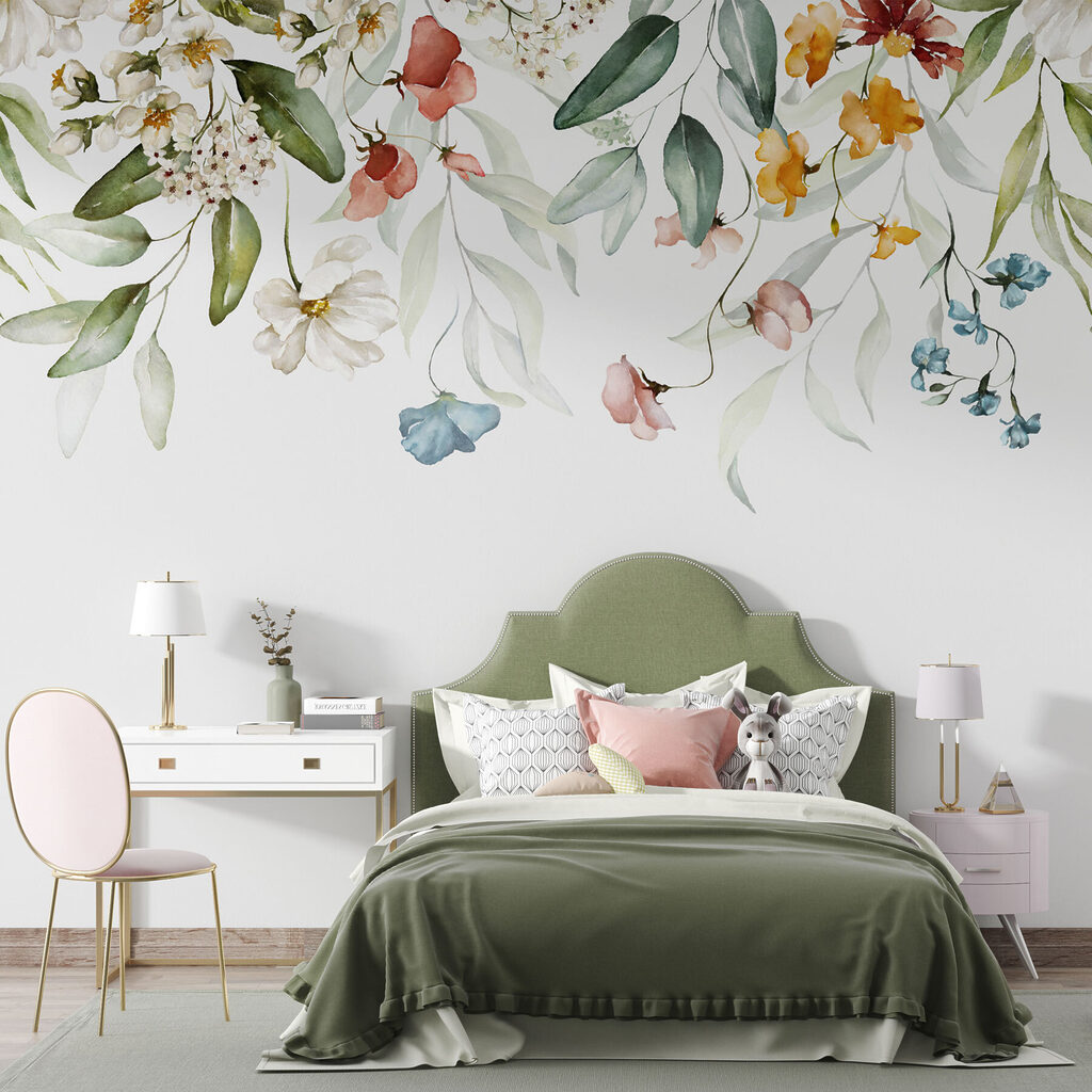 Hanging flower sprigs — interior 1