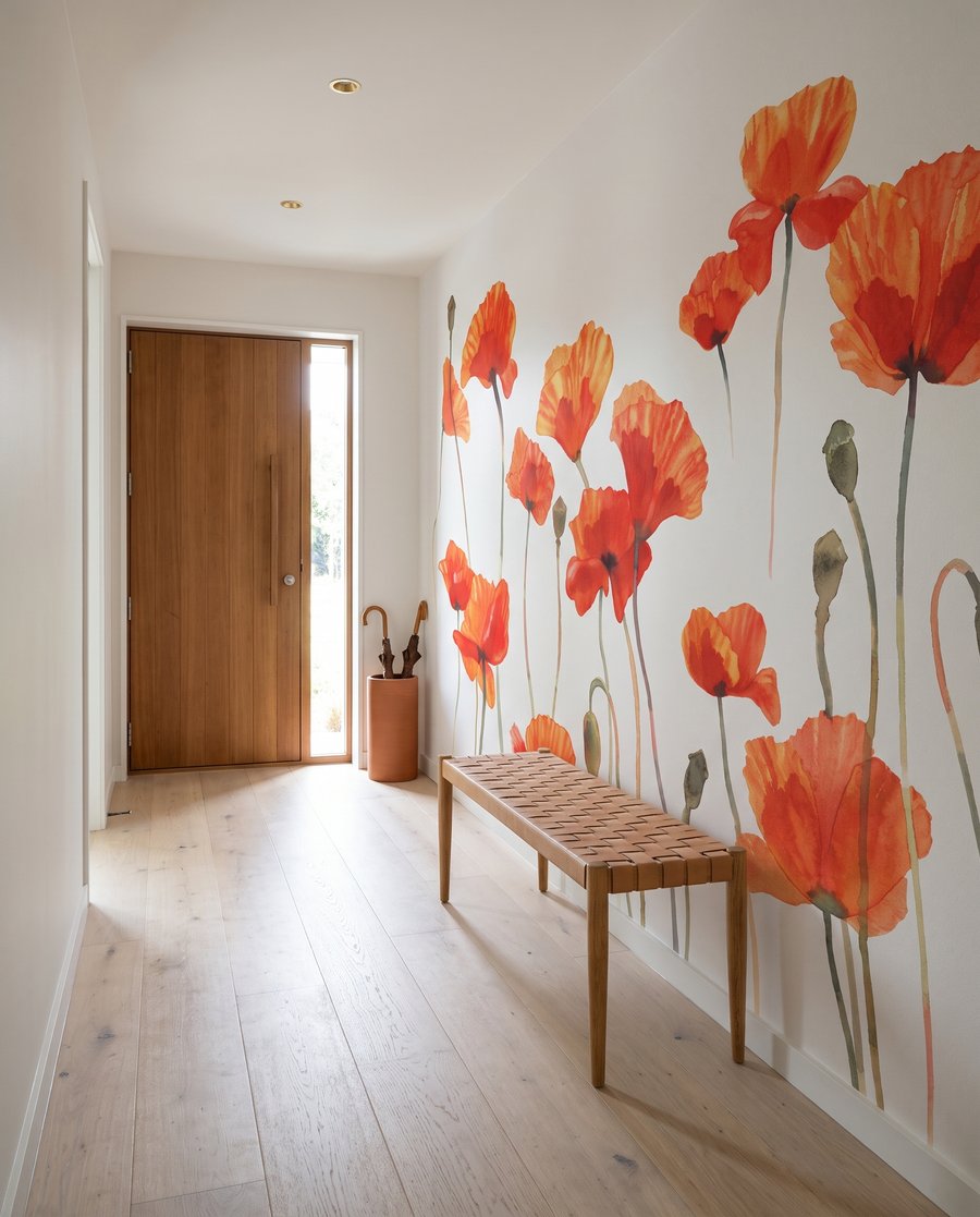 Poppies Standing Tall in an interior