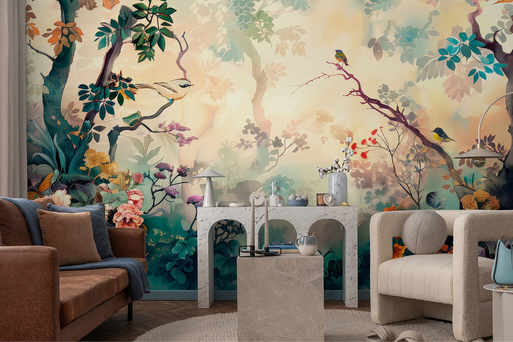 Birds in fairytale woods — interior 2