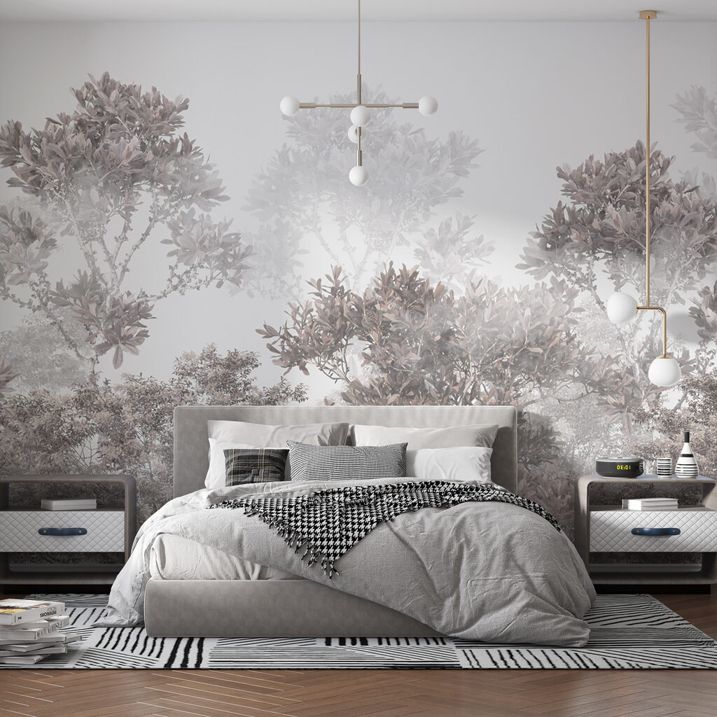 Treetops in the mist — interior 1