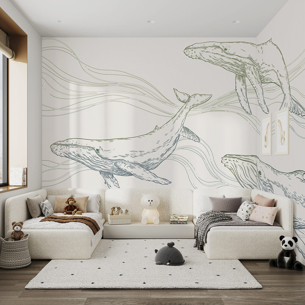 Whales in Fine Lines — interior 1