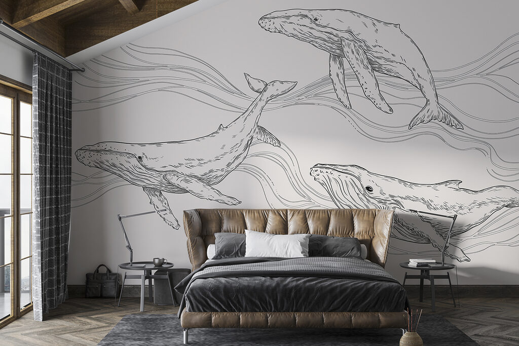 Whales in Fine Lines — interior 1