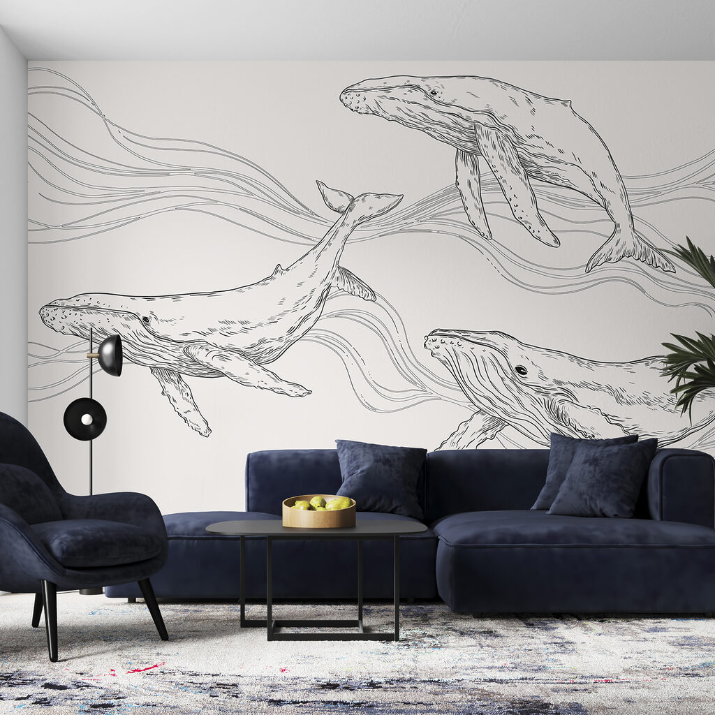 Whales in Fine Lines — interior 2