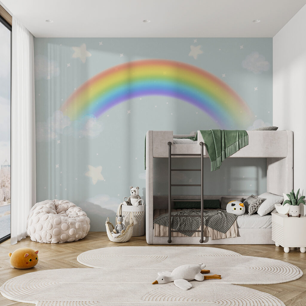 Rainbow Among Stars in an interior