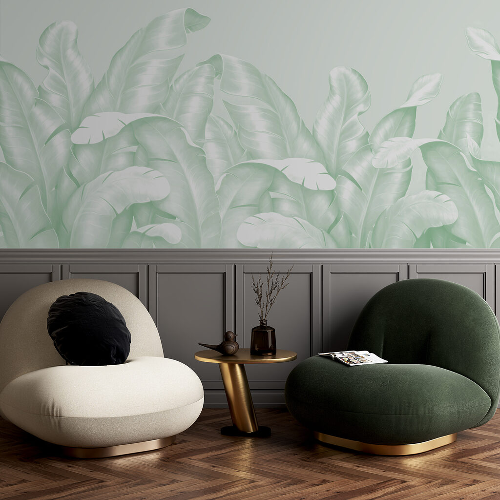 Banana Leaves in Mist — interior 2
