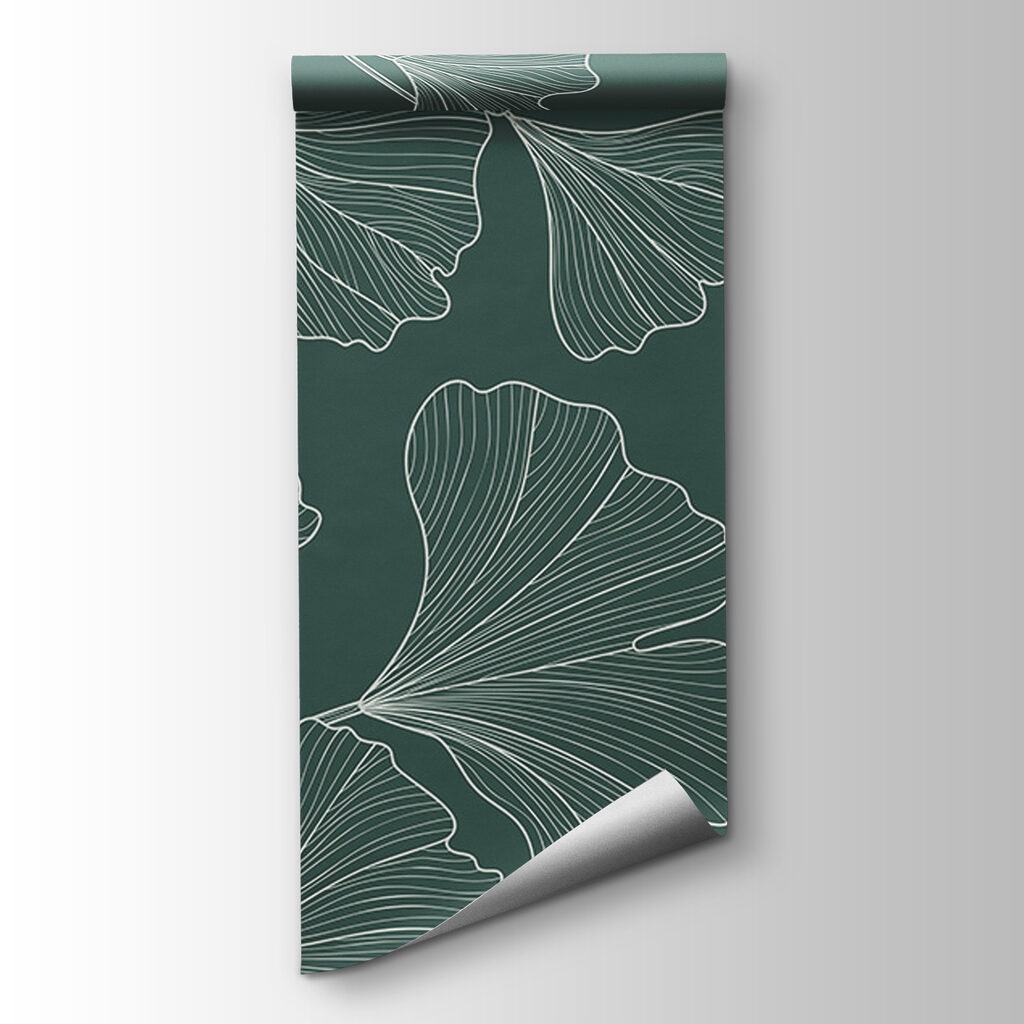 Fan leaves in outline — product view