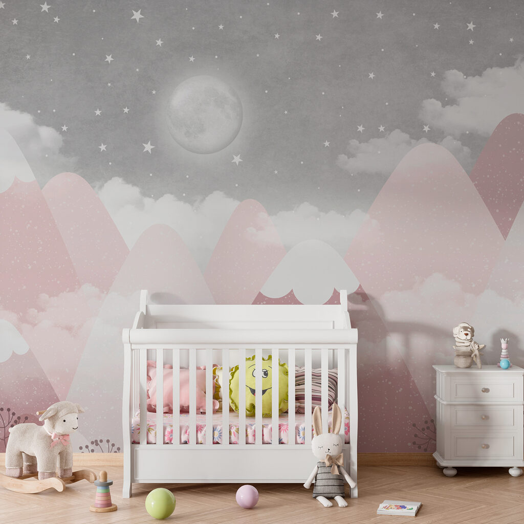 Snowy peaks by moonlight — interior 2