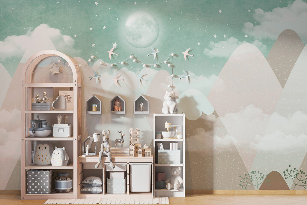 Moon Above Little Mountains — interior 1