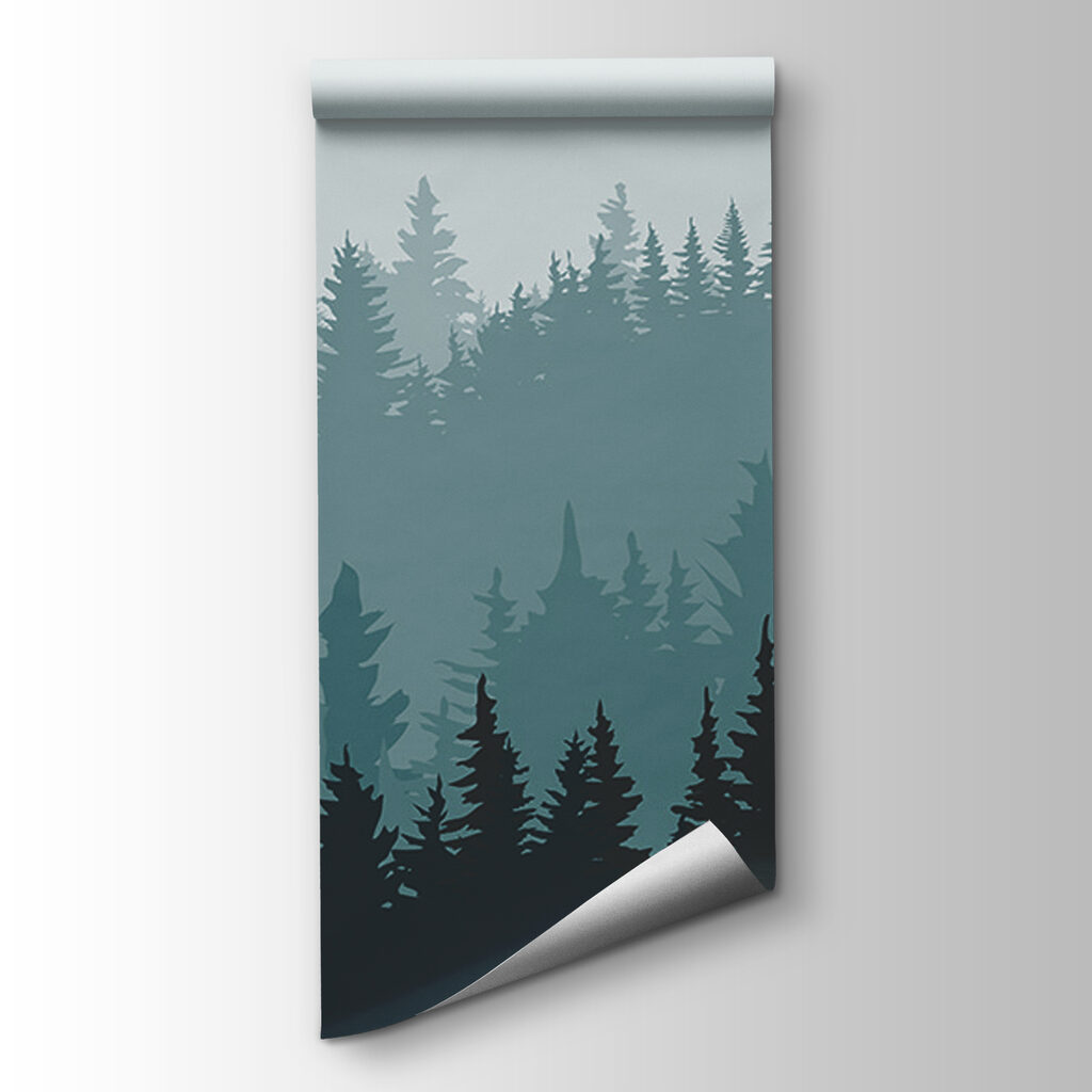 Dark pines in layers — product view