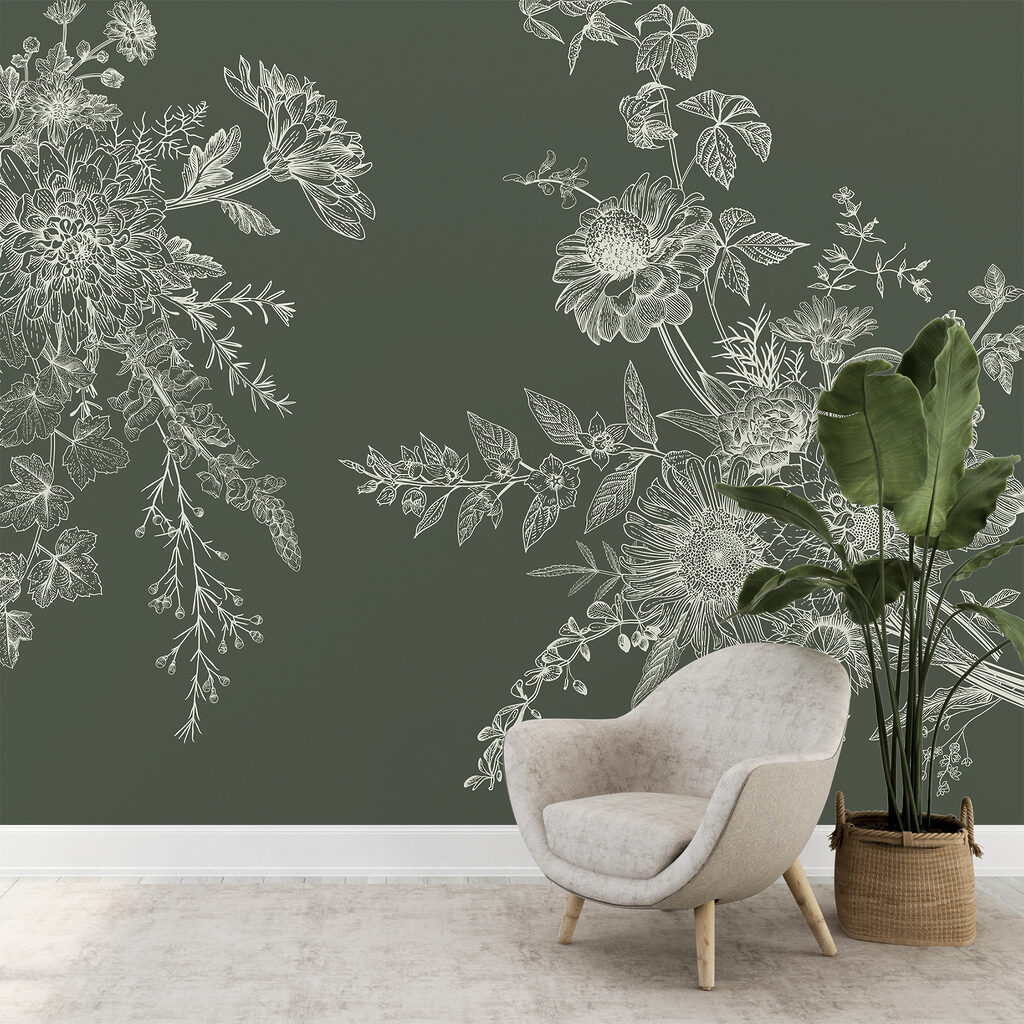Fine flower branches — interior 1