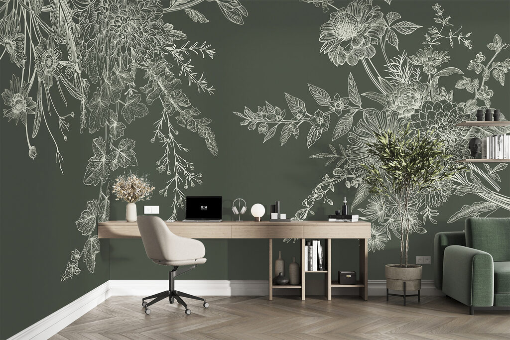 Fine flower branches — interior 3