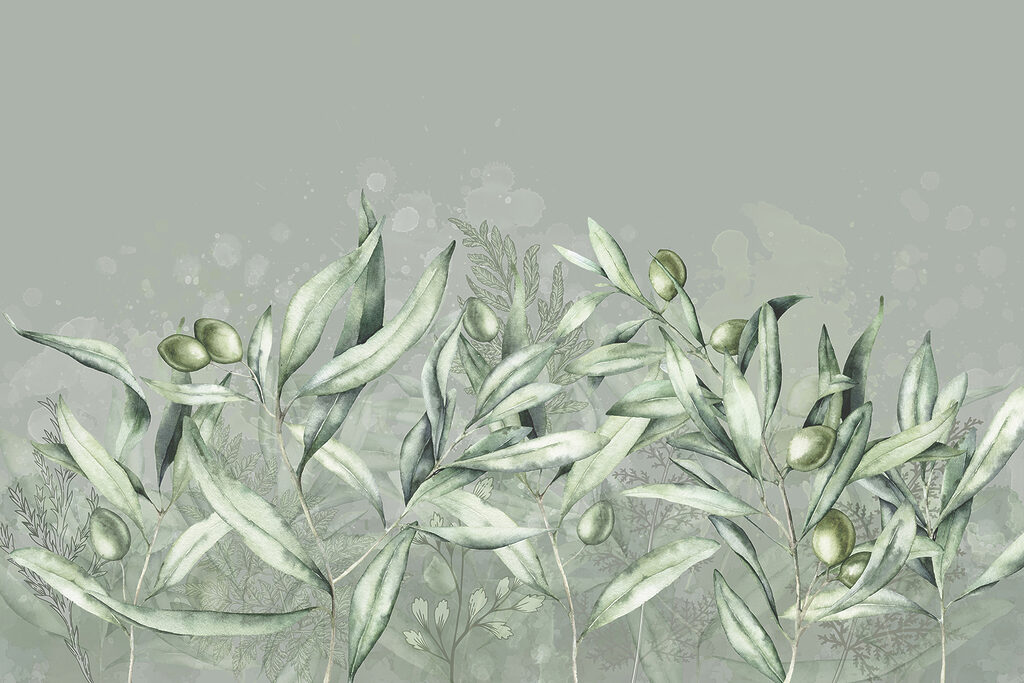 Olive branches — full design