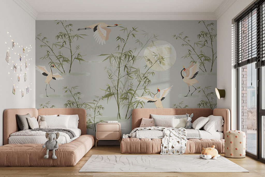 Cranes in Bamboo — interior 3
