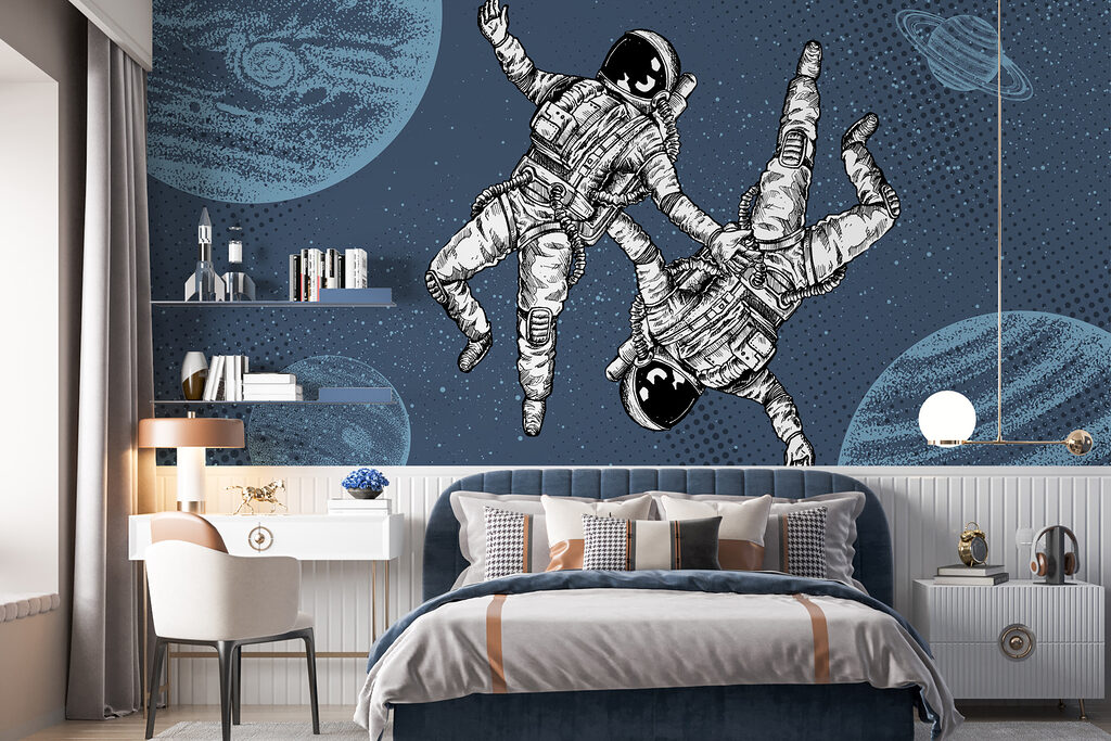 Floating Among Planets in an interior