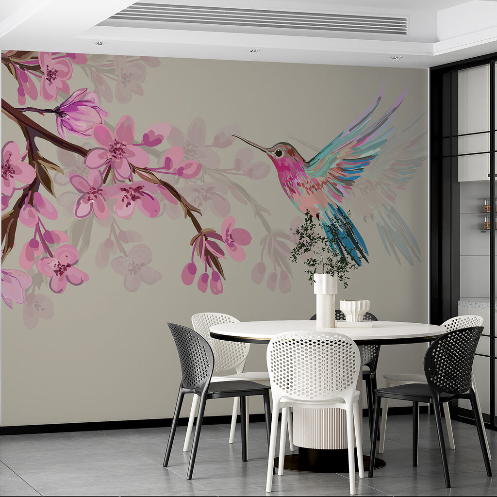 Hummingbird Blossom Branch — interior 2