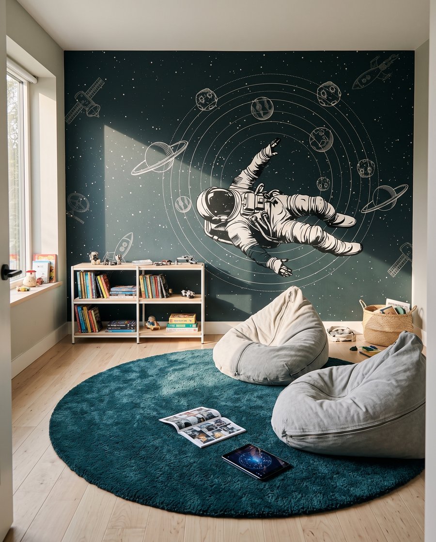 Astronaut in Orbit — interior 1