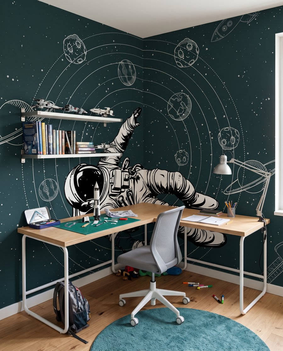 Astronaut in Orbit — interior 3