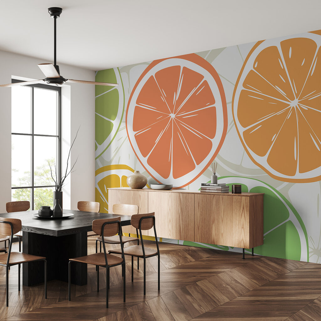 Cheerful citrus slices — interior 1