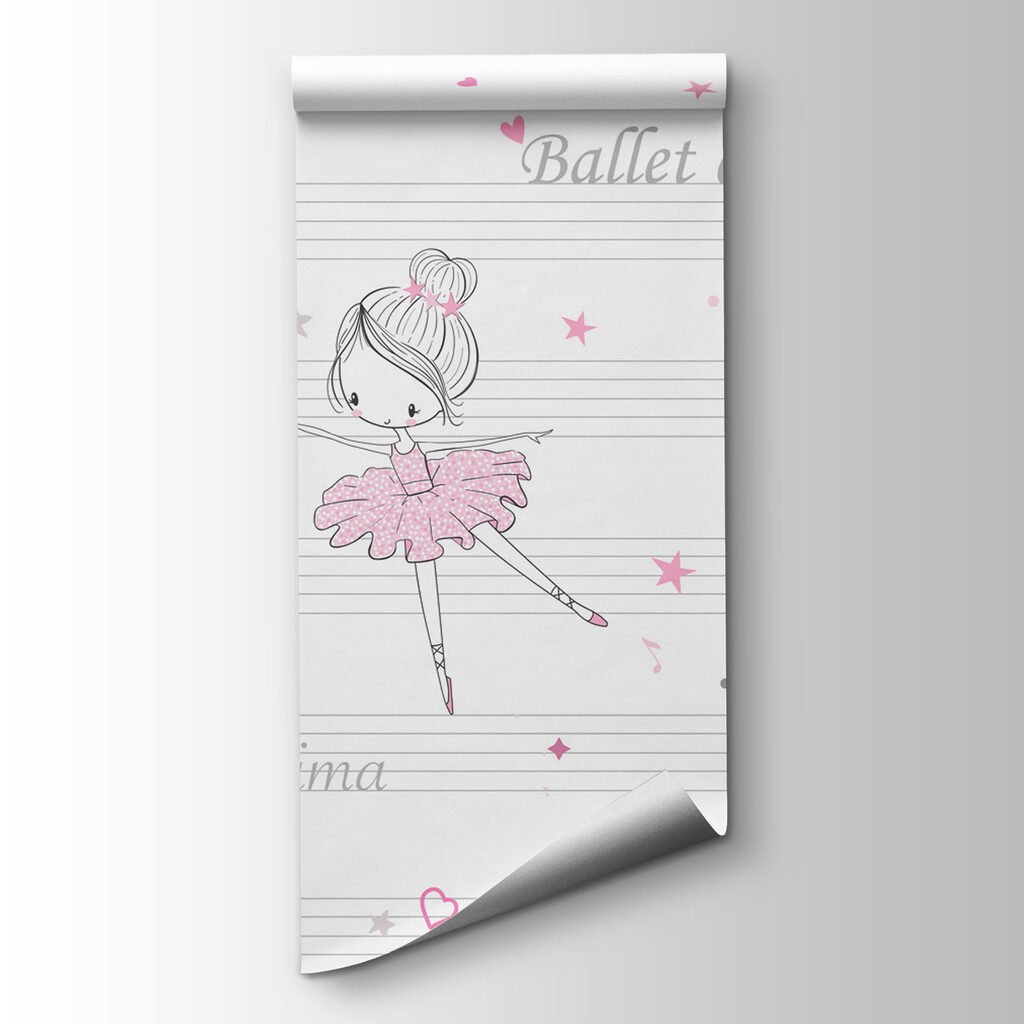 Ballerinas on sheet music — product view