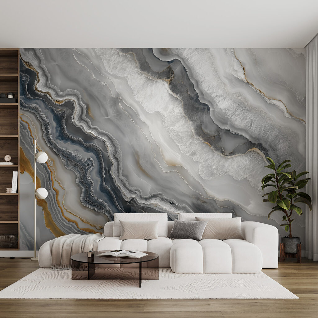 Banded Stone in an interior